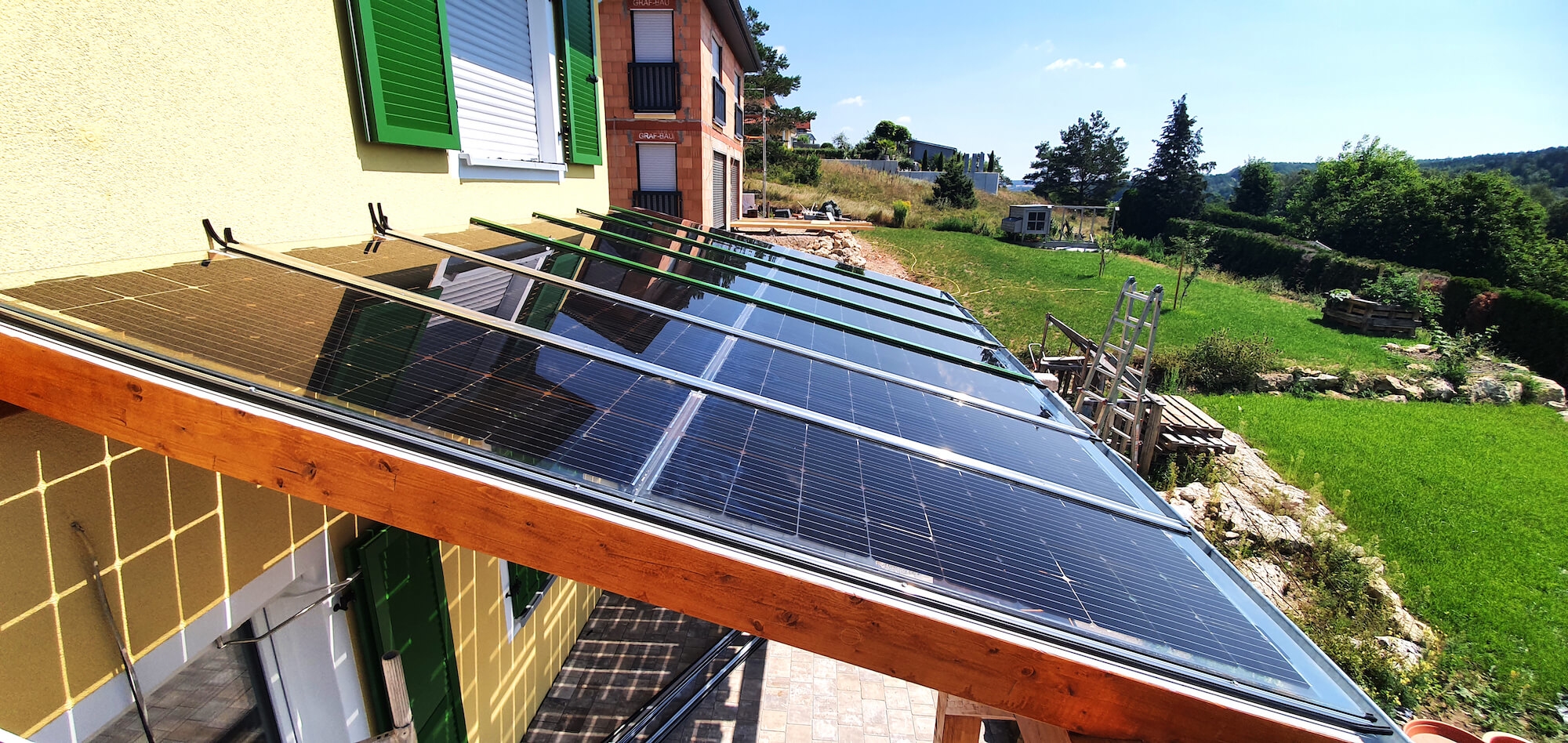 Terrassenüberdachung 4 - Photovoltaik - SUNSTAR Solartechnik