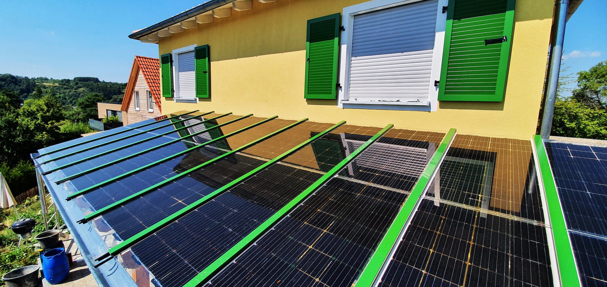 Terrassenüberdachung 5 - Photovoltaik - SUNSTAR Solartechnik