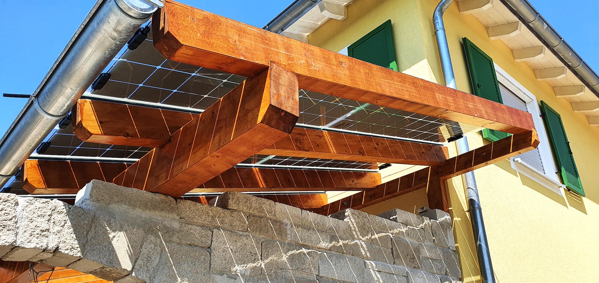 Terrassenüberdachung 2 - Photovoltaik - SUNSTAR Solartechnik